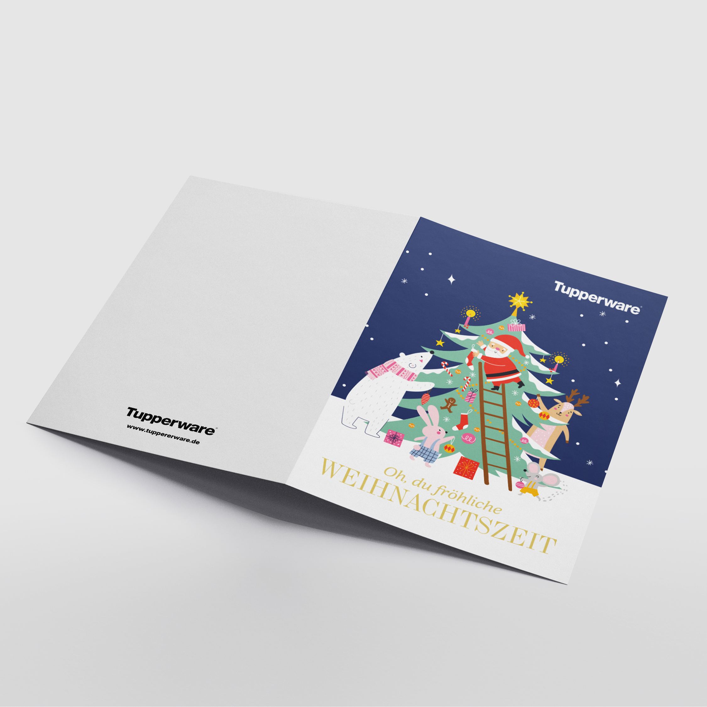 Weihnachtskarte –  Weihnachtsbaum inkl. Umschlag